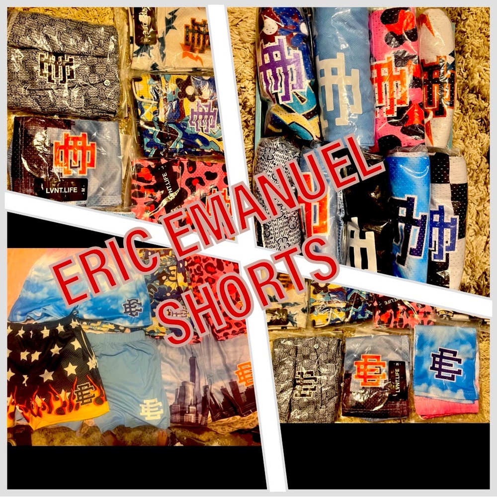 Eric Emanuel shorts various styles & sizes